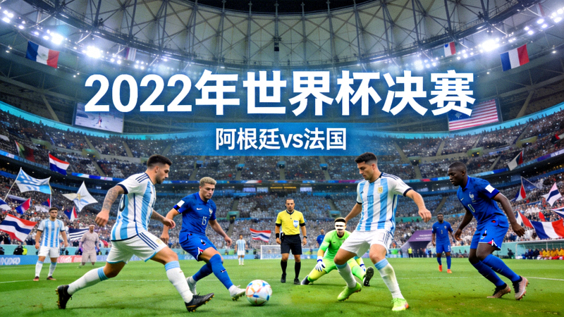 2022年世界杯决赛阿根廷对阵法国的全场高清比赛回放